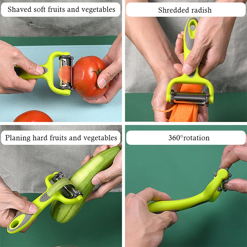 ProSlice 3-in-1 Vegetable Peeler – Multi-Function Kitchen Tool